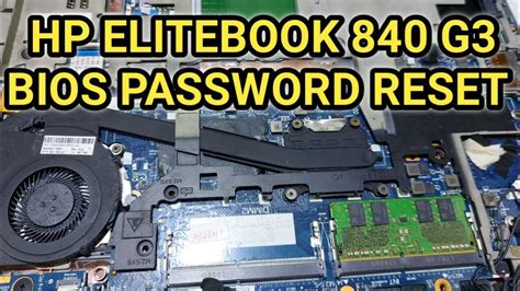 This is how you remove the bios password if you don&x27;t know it. . Hp zbook g3 bios password reset